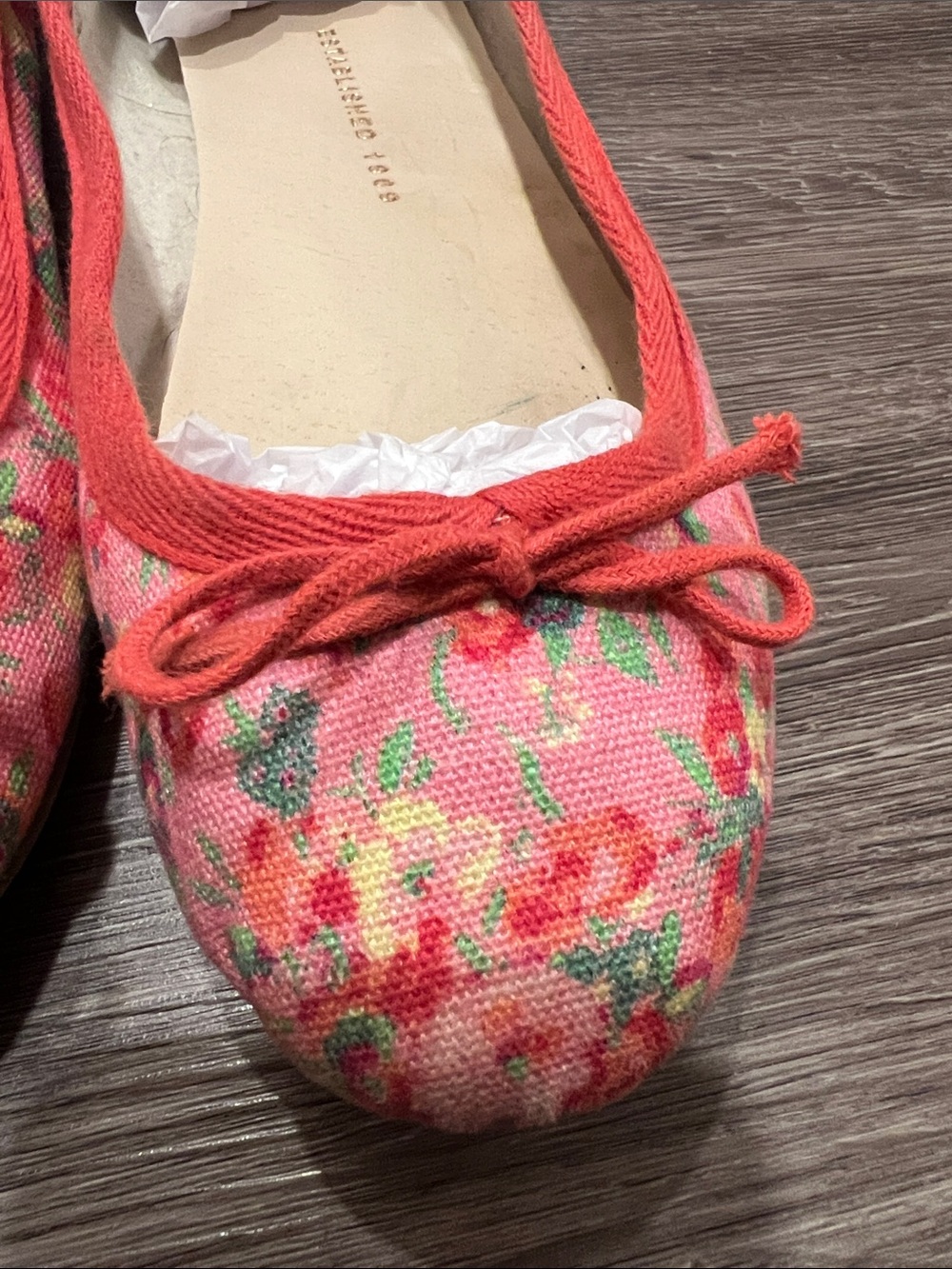 GAP Coral Floral Ballet Flats - Picture 3 of 8